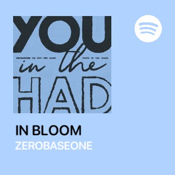 in bloom - zerobaseone 