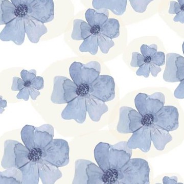 blue flowers 
