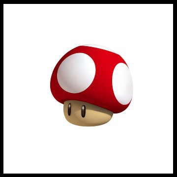 red mushroom from super mario bros red icon