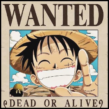 wanted Luffy 