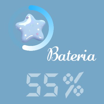 Bateria Azul Estrela 