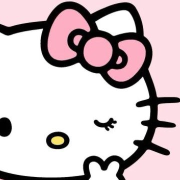 cute pink hello kitty 