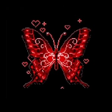 red butterfly