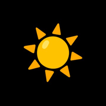 emoji de sol