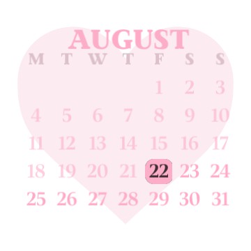 pink calender
