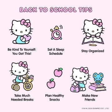 Hello Kitty-Back to School Kawaii widget
