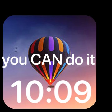 cute motivational widget