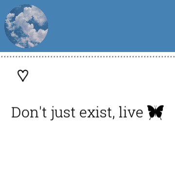 Blue small widget, soft phrase/Widget pequeno azul, frase soft