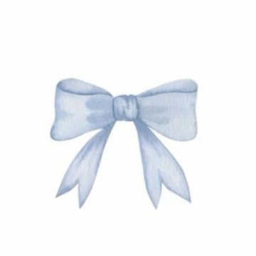 blue bow 