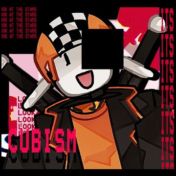 Recall A Hollow Heart Ace cubism 