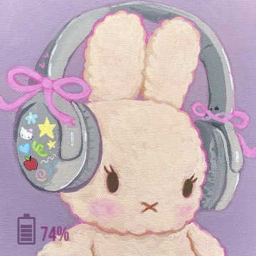 rabbit music battery