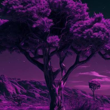 Dark tree violet
