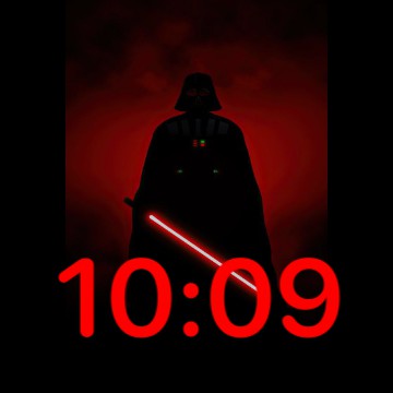 Darth Vader clock