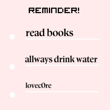 reminder